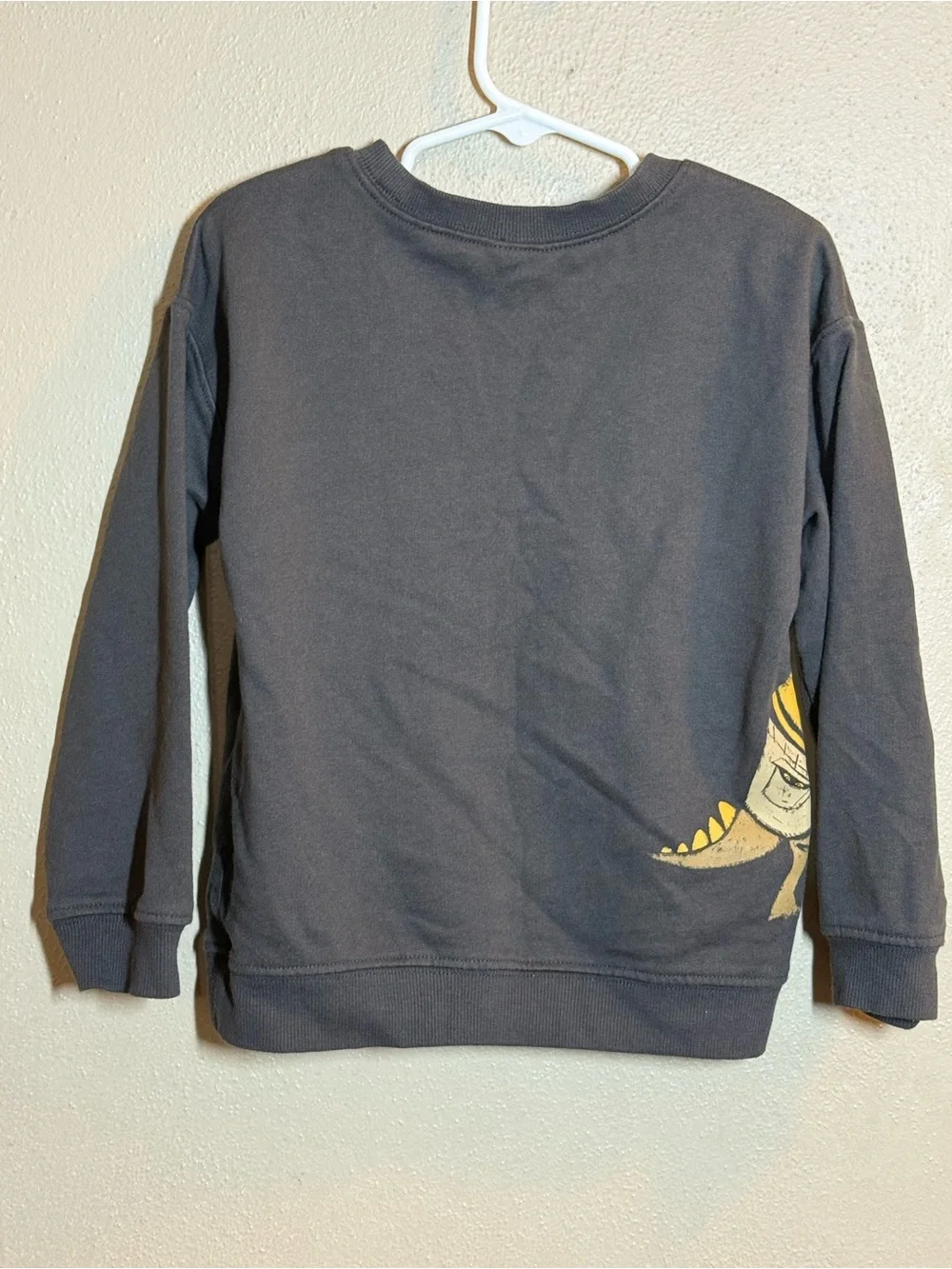 Kids Carters Halloween 'Trick or Treat' Graphic charcoal Sweatshirt Sz 5T